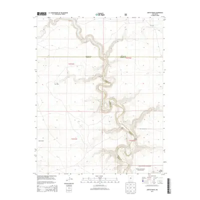 2013 Map of Jaritas Ranch, 2013 Print