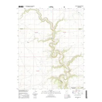 2017 Map of Jaritas Ranch, 2017 Print