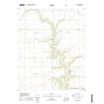 2020 Map of Jaritas Ranch, 2020 Print