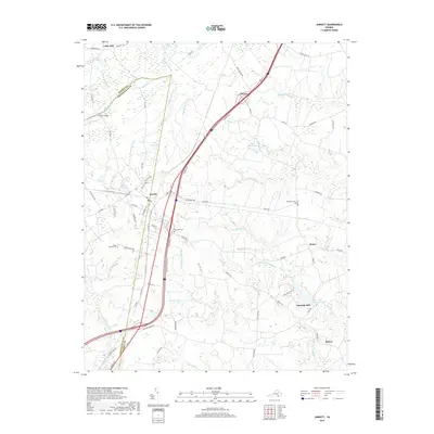 2019 Map of Jarratt, 2019 Print