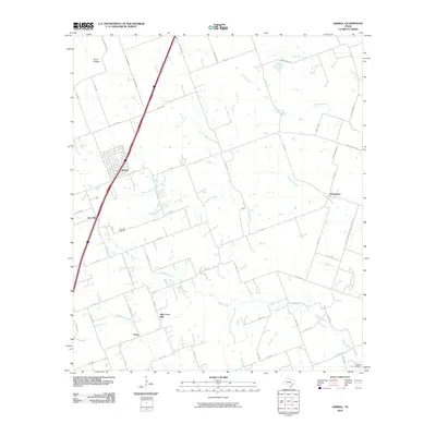 2010 Map of Jarrell, 2010 Print