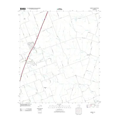 2012 Map of Jarrell, 2012 Print