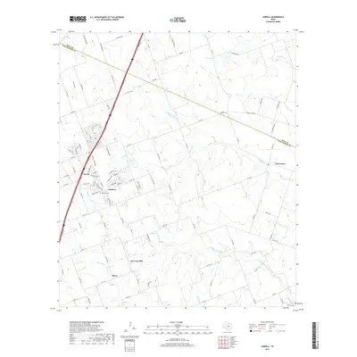2019 Map of Jarrell, 2019 Print