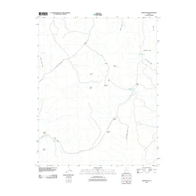 2011 Map of Jarvis Peak, 2011 Print