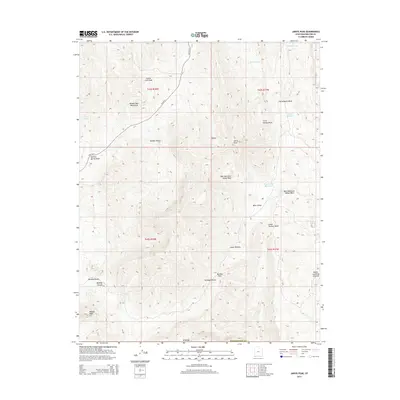 2014 Map of Jarvis Peak, 2014 Print