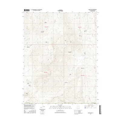 2017 Map of Jarvis Peak, 2017 Print