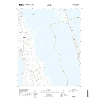 2019 Map of Jarvisburg, 2019 Print