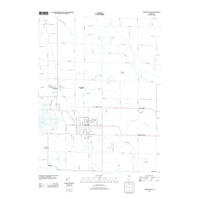 2013 Map of Jasonville, 2013 Print