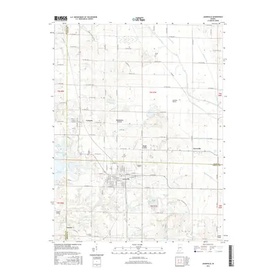 2016 Map of Jasonville, 2016 Print