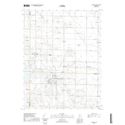 2019 Map of Jasonville, 2019 Print