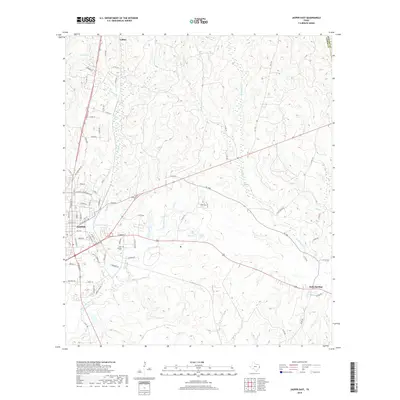 2019 Map of Jasper East, 2019 Print