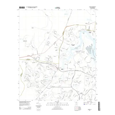 2014 Map of Jasper, 2014 Print