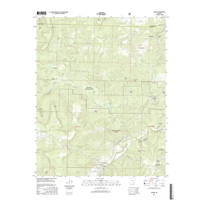 2017 Map of Jasper, 2017 Print