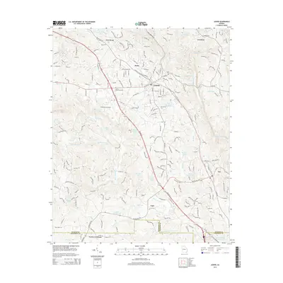 2014 Map of Jasper, 2014 Print