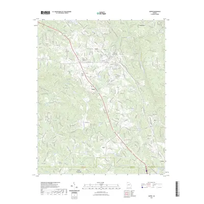 2023 Map of Jasper, 2023 Print