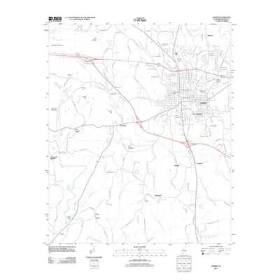 2011 Map of Jasper, 2011 Print