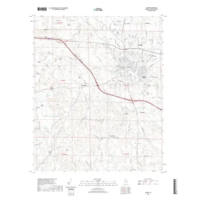 2018 Map of Jasper, 2018 Print