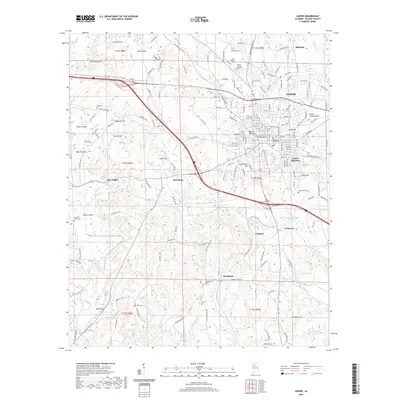 2020 Map of Jasper, 2020 Print