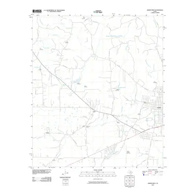 2010 Map of Jasper West, 2010 Print