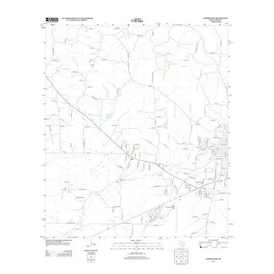 2013 Map of Jasper West, 2013 Print