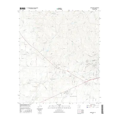 2016 Map of Jasper West, 2016 Print