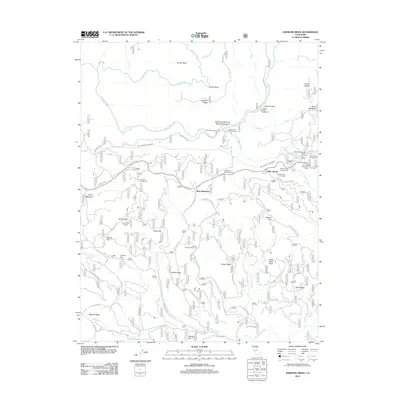 2012 Map of Jawbone Ridge, 2012 Print