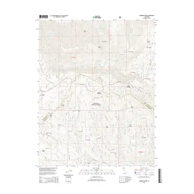2015 Map of Jawbone Ridge, 2015 Print