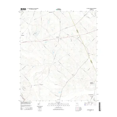 2014 Map of Jay Bird Springs, 2014 Print