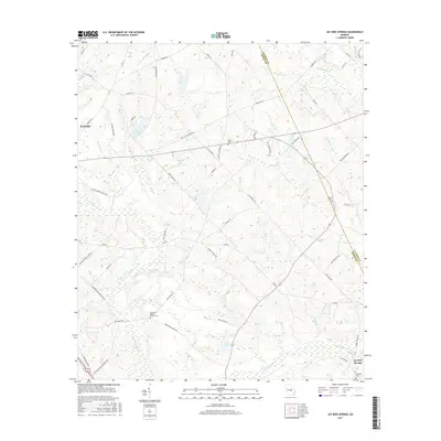 2017 Map of Jay Bird Springs, 2017 Print