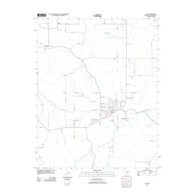 2012 Map of Jay, 2012 Print