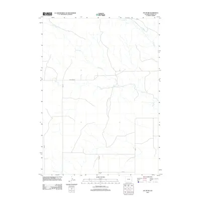 2012 Map of Jay Em NW, 2012 Print