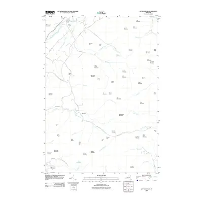 2010 Map of Jay Mountain, 2010 Print