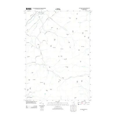 2013 Map of Jay Mountain, 2013 Print