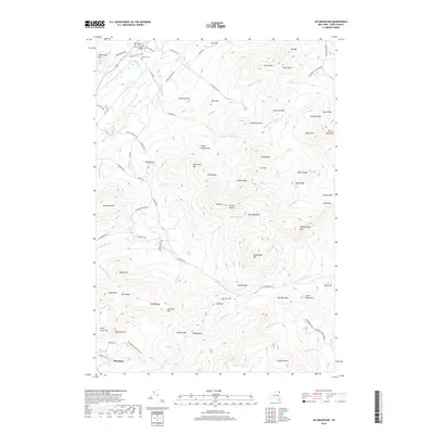 2019 Map of Jay Mountain, 2019 Print