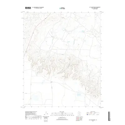 2019 Map of Jay Taylor Ranch, 2019 Print