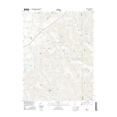 2016 Map of Jaybird, 2016 Print