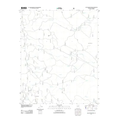2011 Map of Jaycox Mountain, 2011 Print