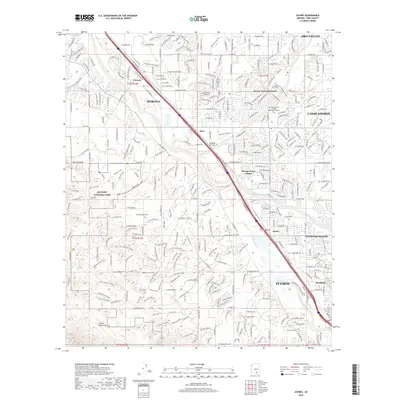 2018 Map of Jaynes, 2018 Print