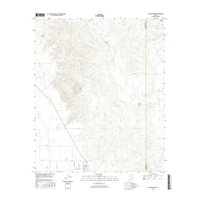 2016 Map of Jayton North, 2016 Print