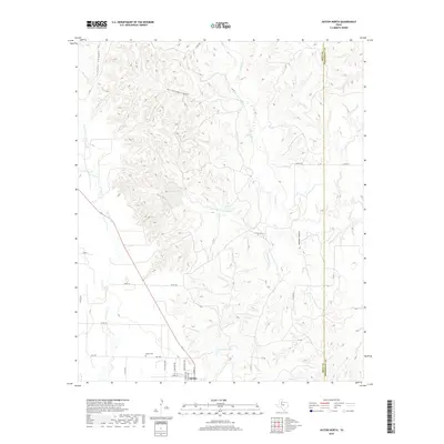2019 Map of Jayton North, 2019 Print
