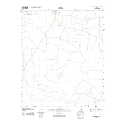 2010 Map of Jayton South, 2010 Print