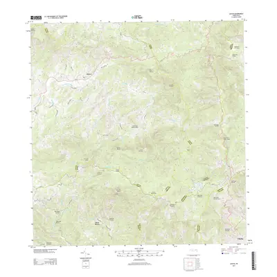 2013 Map of Jayuya, 2013 Print