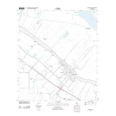 2012 Map of Jeanerette, 2012 Print