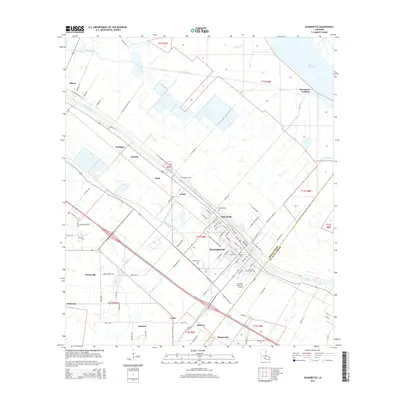 2015 Map of Jeanerette, 2015 Print