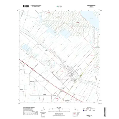 2018 Map of Jeanerette, 2018 Print