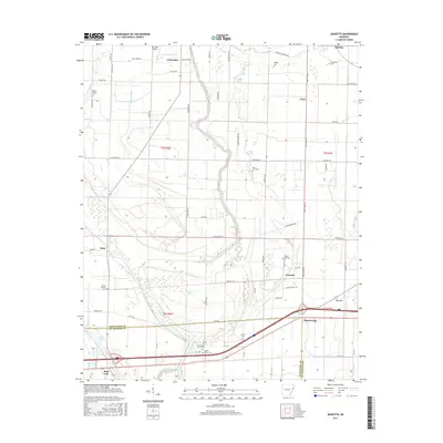 2017 Map of Jeanette, 2017 Print