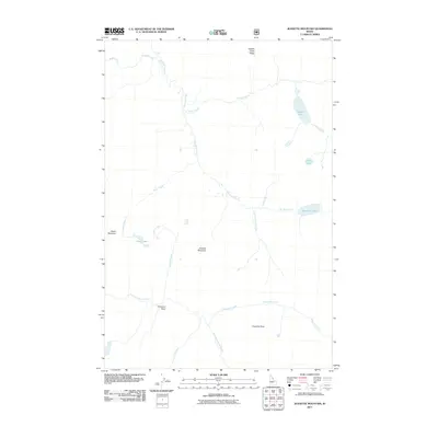 2011 Map of Jeanette Mountain, 2011 Print