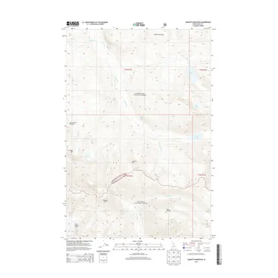 2013 Map of Jeanette Mountain, 2013 Print