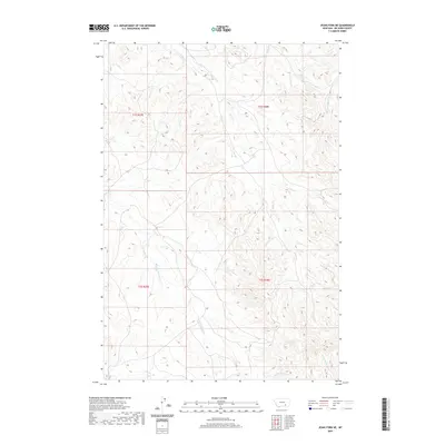 2020 Map of Jeans Fork NE, 2020 Print