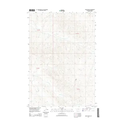 2014 Map of Jeans Fork NW, 2014 Print